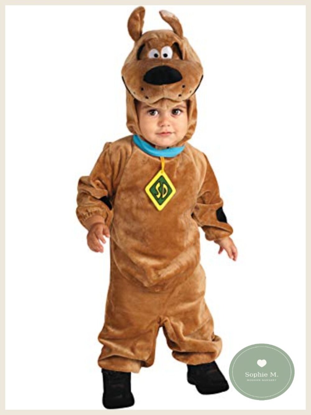 Officially Licensed Scooby-Doo Baby Romper Costume Jumpsuit With Headpiece